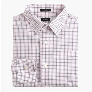 J.Crew Boys' Ludlow shirt white check button down